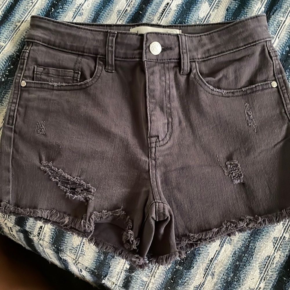 TREASURE & Bond black jean shorts EUC